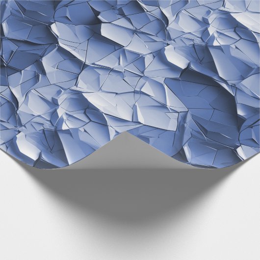 Purpurblau Geschenkpapier (Ecke)