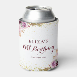 Purpurblumen 60. Geburtstagsparty Dosenkühler