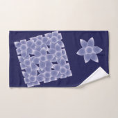 Purpurblumen Badhandtuch Set (Handtuch)
