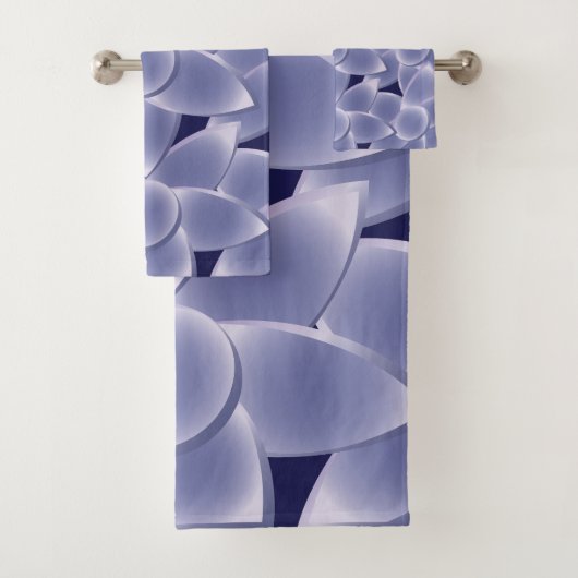 Purpurblumen Badhandtuch Set (Insitu)