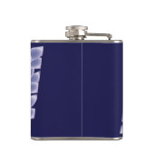 Purpurblumen Flachmann (Rückseite)