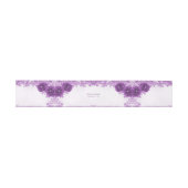 Purpurblumen Geblüht Einladungsbanderole (Flach)