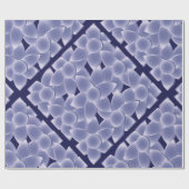 Purpurblumen Geschenkpapier (Flach)