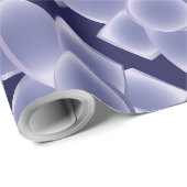 Purpurblumen Geschenkpapier (Rolleneckpunkt)