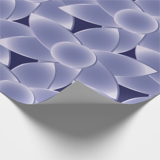 Purpurblumen Geschenkpapier (Ecke)