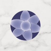 Purpurblumen Konfetti (Klein Vorderseite)