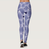 Purpurblumen Leggings (Rückseite)