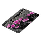 Purpurblumen Magnet (Linke Seite)