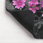 Purpurblumen Mousepad (Ecke)