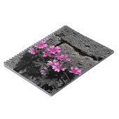 Purpurblumen Notizblock (Linke Seite)