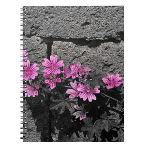 Purpurblumen Notizblock