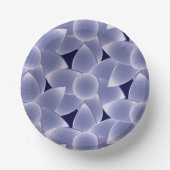 Purpurblumen Pappteller (Vorderseite)