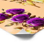 Purpurblumen Poster (Ecke)