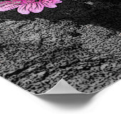 Purpurblumen Poster (Ecke)