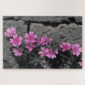 Purpurblumen Puzzle (Horizontal)