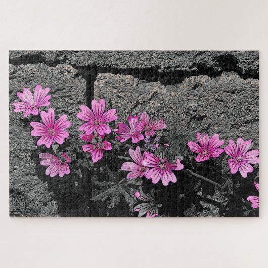 Purpurblumen Puzzle (Horizontal)