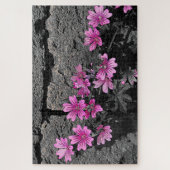 Purpurblumen Puzzle (Vertikal)