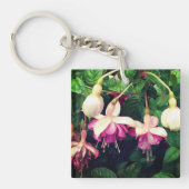 Purpurblumen Schlüsselanhänger (Vorderseite)