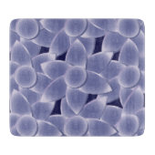 Purpurblumen Schneidebrett (Vorderseite)