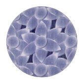 Purpurblumen Schneidebrett (Vorderseite)