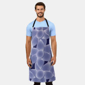 Purpurblumen Schürze (Getragen)