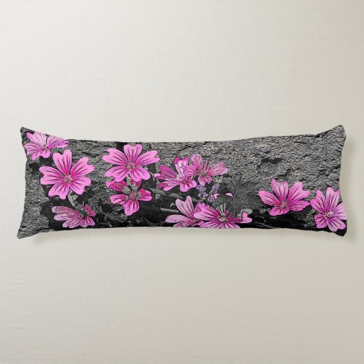 Purpurblumen Seitenschläferkissen (Vorderseite)