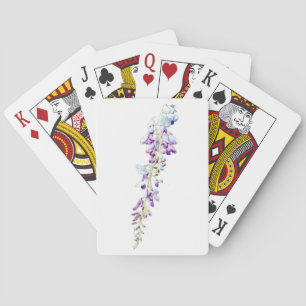 Purpurblumen Spielkarten