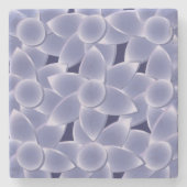 Purpurblumen Steinuntersetzer (Vorderseite)