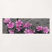Purpurblumen Yogamatte (Rückseite (Horizontal))