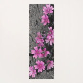 Purpurblumen Yogamatte (Rückseite)