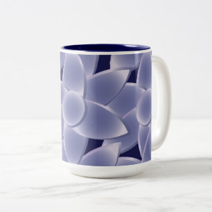 Purpurblumen Zweifarbige Tasse