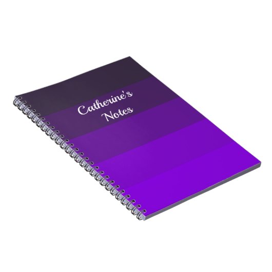 Purpurfarben Notizblock (Rechte Seite)