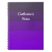 Purpurfarben Notizblock (Vorderseite)