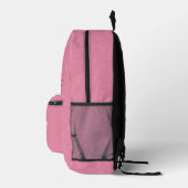 Purpurfarben, rosa Kitty Bedruckter Rucksack (Rechts)