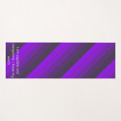 Purpurfarben Yogamatte (Vorderseite (Horizontal))