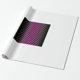 Purpurfarbene diffuse Linien Geschenkpapier