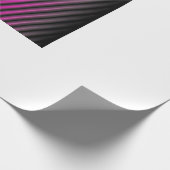 Purpurfarbene diffuse Linien Geschenkpapier (Ecke)