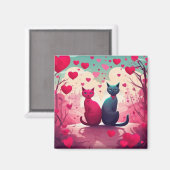 purpurfarbene Übereinstimmung Magnet (Vorderseite/Rückseite)