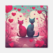 purpurfarbene Übereinstimmung Magnet (Vorne)