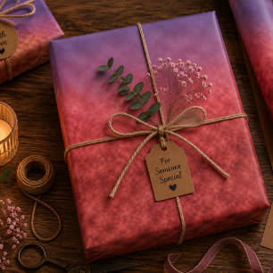 Purpurhauch bei Dämmerung Geschenkpapier Set