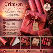Purpurhauch bei Dämmerung Geschenkpapier Set