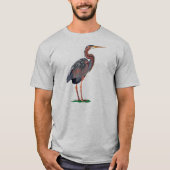 Purpurreiher Shirt (Vorderseite)