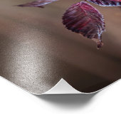 Purpurrot-- Fotodruck (Ecke)