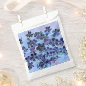 Purpurrot mit Navy Blue Geschenktütchen (Ausgeschnitten)