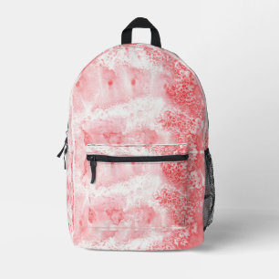Purpurrote Echos Bedruckter Rucksack