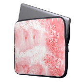 Purpurrote Echos Laptopschutzhülle (Vorderseite Links)