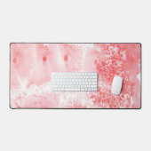 Purpurrote Echos Schreibtischunterlage (Tastatur & Maus)