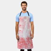 Purpurrote Echos Schürze (Getragen)