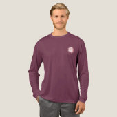Purpurrote Echos Tri-Blend Shirt (Volle Vorderseite)