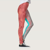 Purpurrote Fata Morgana Leggings (Rechts)